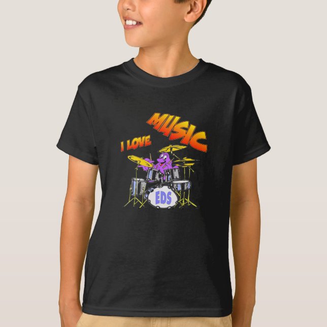 Camiseta Music Octopus ComfortSoft T-shirt (Frente)
