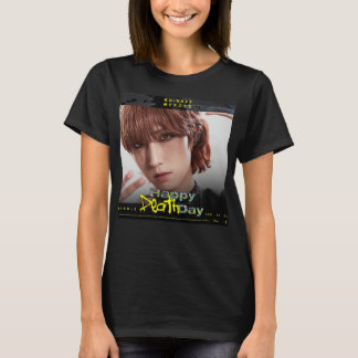 Camiseta Music Retro Xdinary Heroes Junhan Feliz Dia da Mor