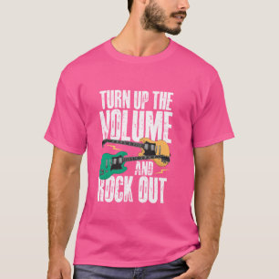Camiseta Music Rock And Roll Banda Concert Duro Músico Roc