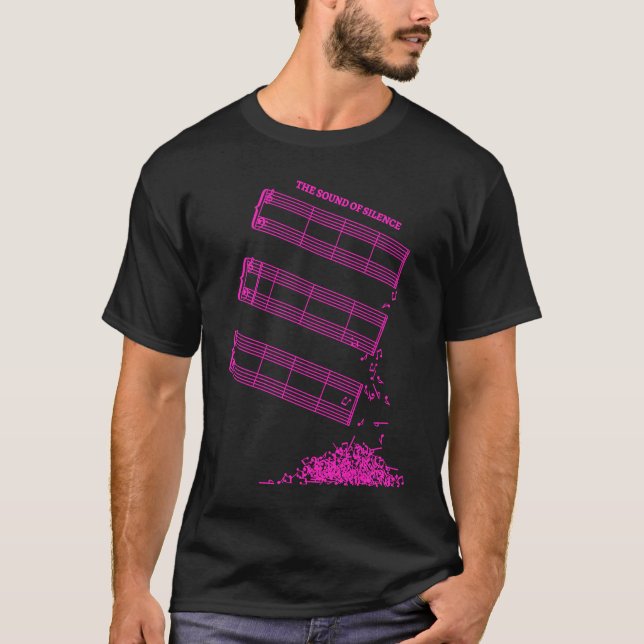Camiseta Music Sheet without Sheet Music  The Sound of Sile (Frente)