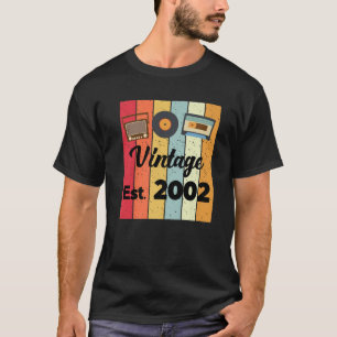 Camiseta Music Tech 20 Birthday, Design de 20 anos