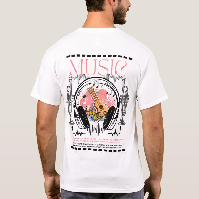 Camiseta Music Vibes T-Shirt (Verso)