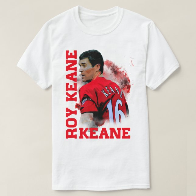Camiseta Music Vintage Roy Keane Premium Namorado (Frente do Design)