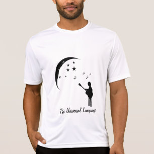 Camiseta Música… a língua universal