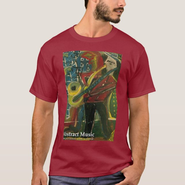 Camiseta Música Abstrata (Frente)