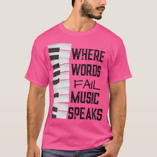 Camiseta Música Amante Tshirt Themed Gift Tee