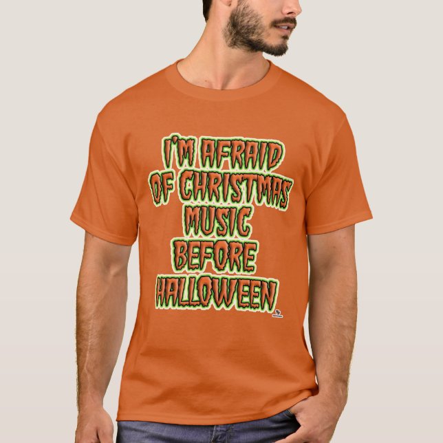 Camiseta Música Anti Holiday Antes Do Halloween (Frente)
