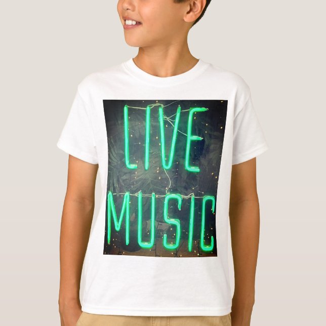 Camiseta Música ao vivo (Frente)