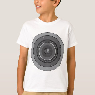 Camiseta Música audio do woofer do sub do ~ do auto-falant