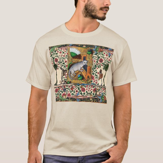 CAMISETA MÚSICA BESTIÁRIA MEDIEVAL ESTRANHA,ÓRGÃO DE JOGO C (Frente)