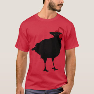 Camiseta Música Bird Crow Musical Note por Tobe Fonseca