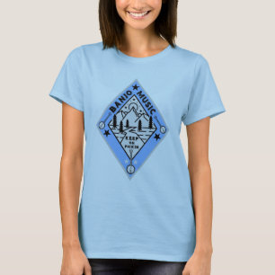 Camiseta Música Bluegrass de Banjo