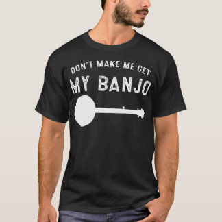 Camiseta Música Bluegrass de Banjo Vintage para Tocadores d