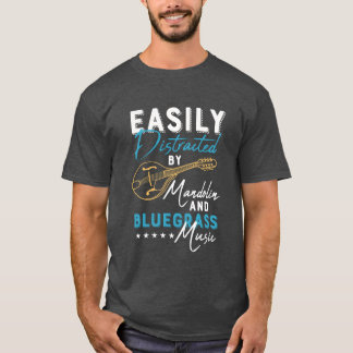 Camiseta Música Bluegrass E Mandolin