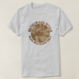 Camiseta Música Bluegrass Músicos reais apenas jogadores de