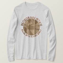Camiseta Música Bluegrass Músicos reais apenas jogadores de