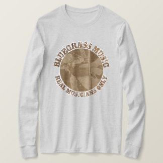 Camiseta Música Bluegrass Músicos reais apenas jogadores de