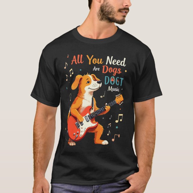Camiseta música canina (Frente)