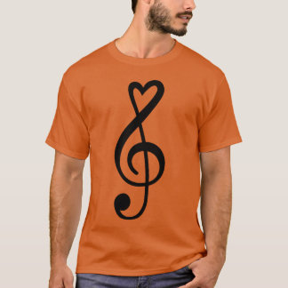 Camiseta Música Chave Clef Engraçado