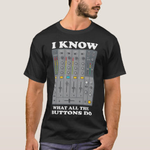Camiseta Música Citação legal, engraçada Musicechno Minimal
