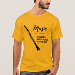 Camiseta Música Clarinet