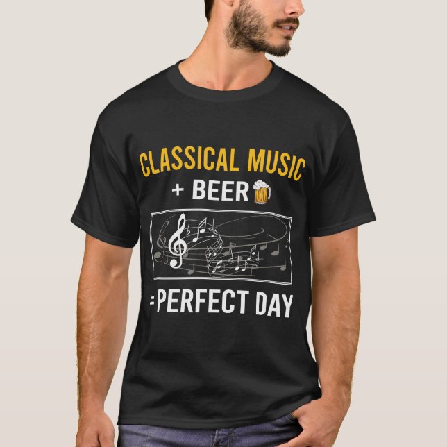 Camiseta Música clássica Beer Day (Frente)