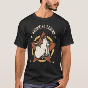 Camiseta Música Clássica Retroativa Da Legenda De Drumming