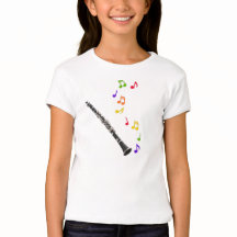 Música colorida do clarinete