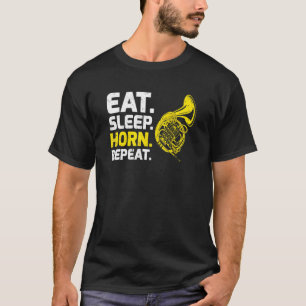 Camiseta Música Corna Francesa Come Horn Repete