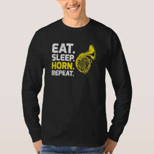 Camiseta Música Corna Francesa Come Horn Repete