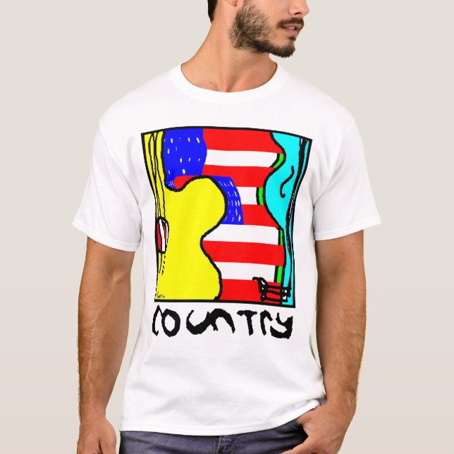 Camiseta Música Country (Frente)