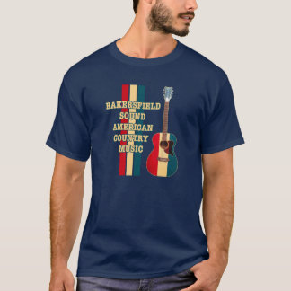 Camiseta Música country americana sadia de Bakersfield