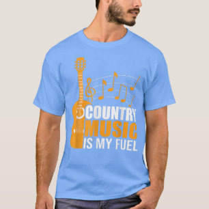 Camiseta Música country é minha música e músico super engra