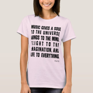 Camiseta Música Dá Alma Ao Universo