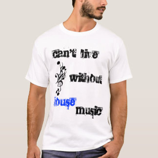 Camiseta Música da casa com notas