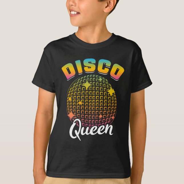 Camiseta Música da Dança Disco Queen 70s 80s 90s (Frente)