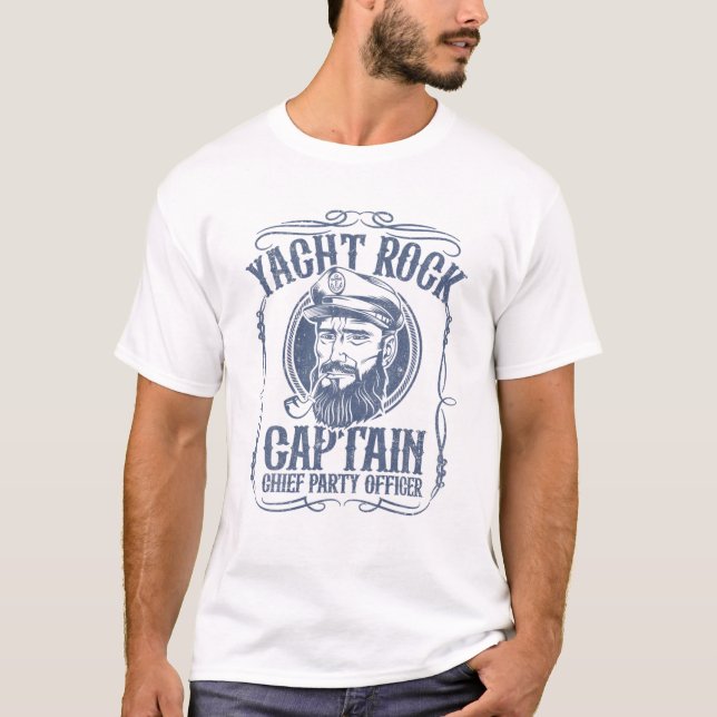 Camiseta Música da Festa de Barcos do Capitão Pontoon (Frente)