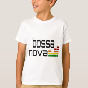 Camiseta Música da nova de Bossa com equalizador