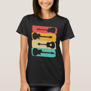 Camiseta Música de Cantor e Compositor de Rockstar de Guita