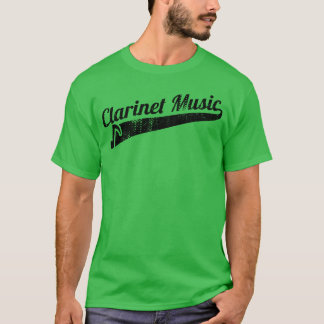 Camiseta Música de Clarinete menino