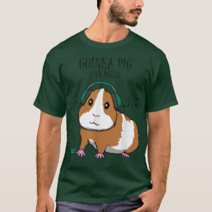 Camiseta Música de cobaia divertida