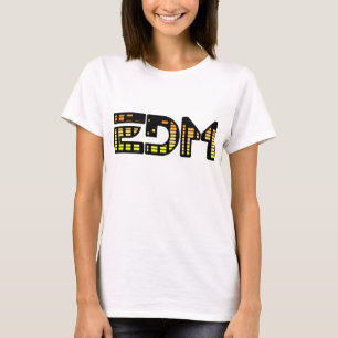 Camiseta Música de dança eletrônica