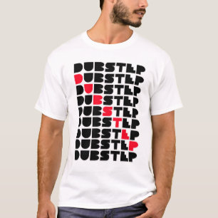Camiseta Música de Dubstep das caras das meninas da PAREDE