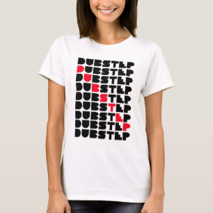 Camiseta Música de Dubstep das caras das meninas da PAREDE