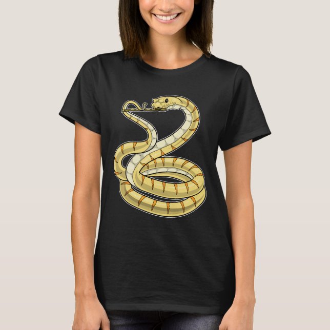 Camiseta Música de Flauta de Músico de Cobra (Frente)