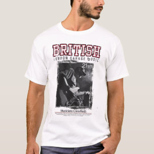 Camiseta Música de Garagem Britânica de Londres