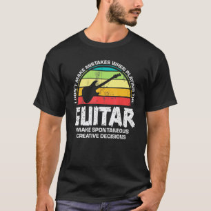 Camiseta Música de Guitarra Instrumento Musical Músico Dive