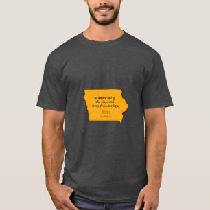 Camiseta música de iowa dar williams