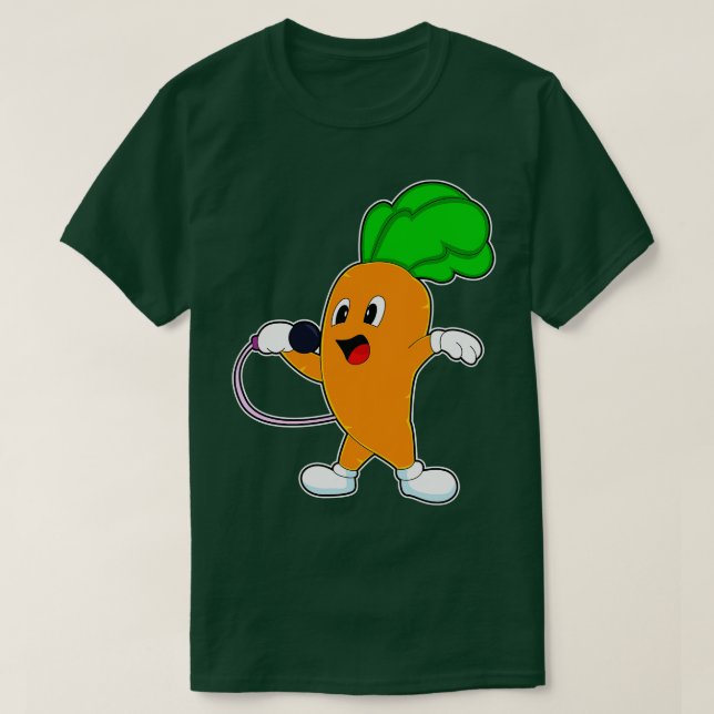 Camiseta música de microfone apodrecida (Frente do Design)