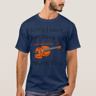 Camiseta Música de Orquestra Instrumento Violista Tocador d